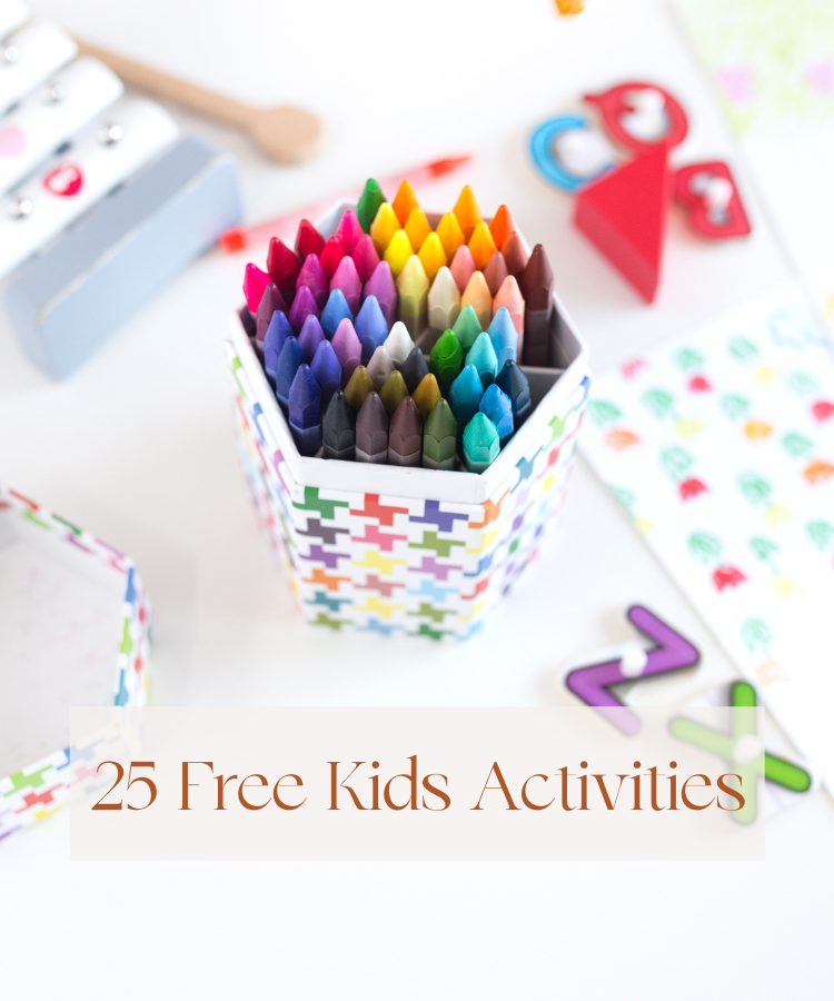 25 free kids activities and ideas for indoor and outdoors all through the year.